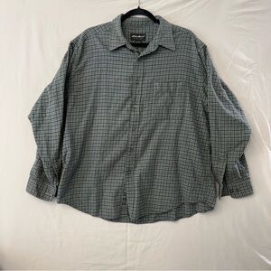 Eddie Bauer Men's Long Sleeve Button Down Shirt, 100% Cotton, Size XL